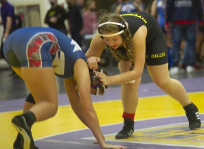 Freshman wrestler Cassidy Hipskind