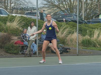 HRV girls tennis wins conference opener