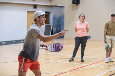 Top pickleball player visits HR