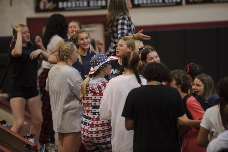 The Dalles volleyball versus Crook County