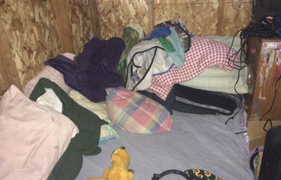 Help offered to mom camped in shed with kids