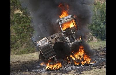 Harvester Fire