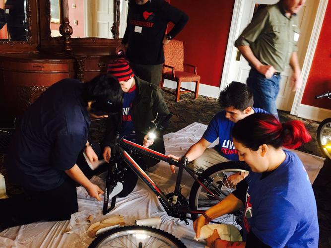 Immanuel Lutheran youth donate bikes to May St., Westside