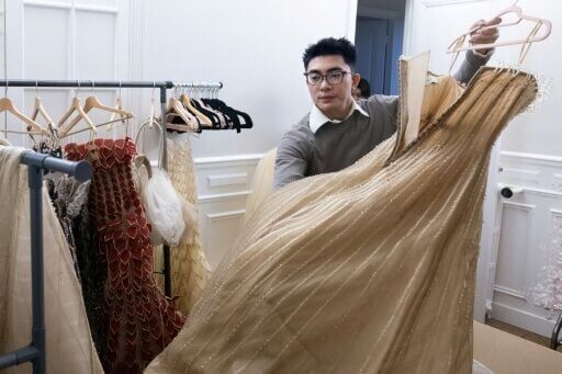 Phan Huy is the youngest and first-ever Vietnamese designer to feature on the French capital's Haute Couture programme
