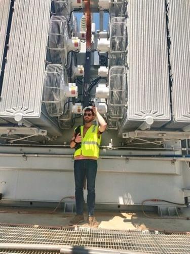 Bryndon Light conducts SCADA point-to-point substation testing in CA.jpg