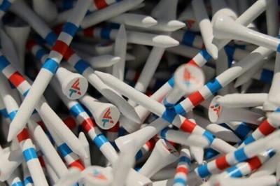 The US PGA Tour announced its lineup of eight fall events for 2026, including the World Wide Technology Championship in Mexico, where these tees with event logos are used