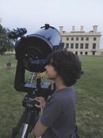 Starry night at Maryhill Museum