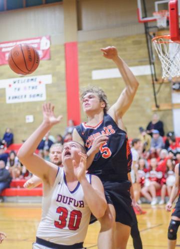 Dufur versus Wallowa, varsity basketball