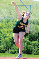 Davis launches her way to a javelin title