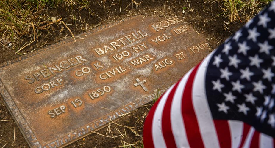 The Dalles Memorial Day flag