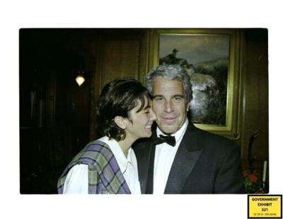 Jeffrey Epstein and Ghislaine Maxwell, the only former Epstein associate convicted in connection with his activities