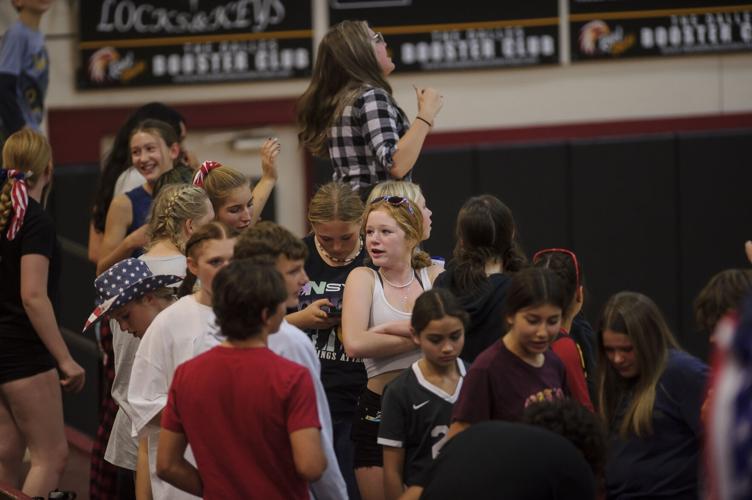 The Dalles volleyball versus Crook County