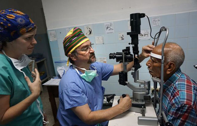 Restoring eyesight abroad