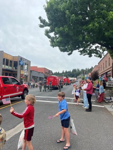 Fourth of July parade in White Salmon