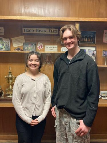 Hood River Elks Lodge 1507 Students of the Month