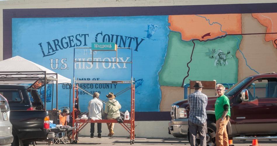 Walldogs mural Oct. 5, 2024