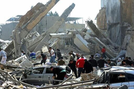 An Israeli strike in the southern Lebanese city of Sidon on April 8, 2026. Invesors worry the continued strikes on Lebanon threaten a ceasefire between Iran and the US