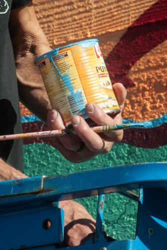 Walldogs mural Oct. 5, 2024