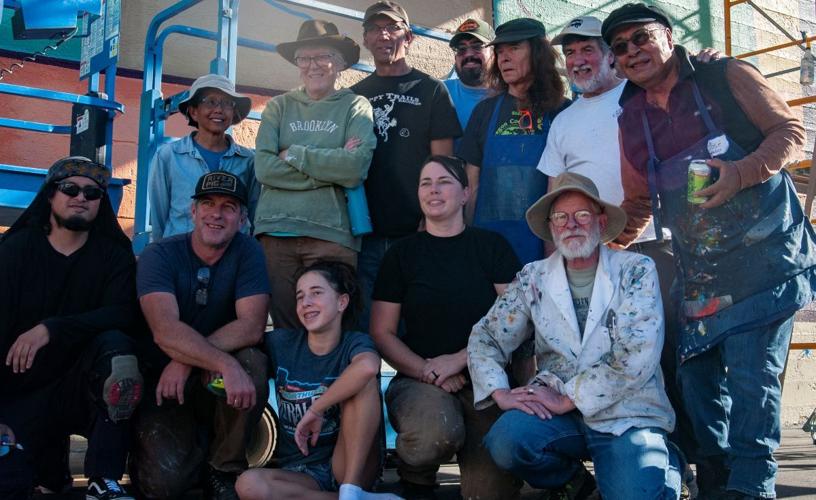 Walldogs mural Oct. 5, 2024