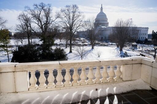 The US Capitol is seen ahead of a possible government shutdown in Washington, DC, January 29, 2026