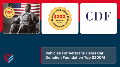 Vehicles For Veterans Helps Car Donation Foundation Top $200M