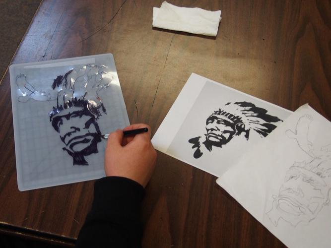 ‘What’s In a Name?’ Klahre House students unveil new art work