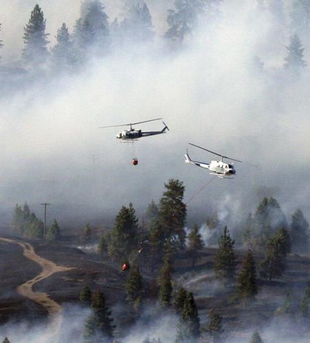 Fire threatens The Dalles homes