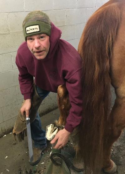 Farrier Dan Hedrick