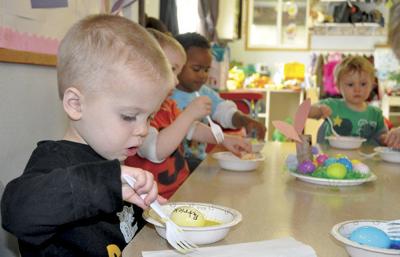 A humble food is the heart of child’s play at Easter