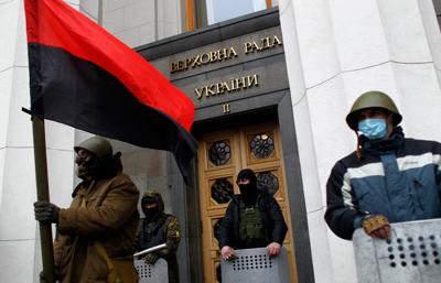 Ukraine protesters take Kiev; president says coup