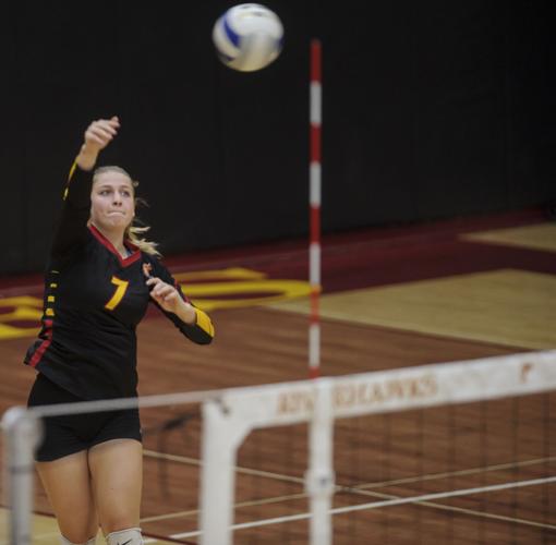 The Dalles volleyball versus Crook County