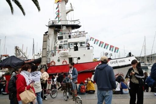 The flotilla comprising more than 50 vessels set sail in recent weeks from Marseille in France, Barcelona in Spain and Syracuse in Italy
