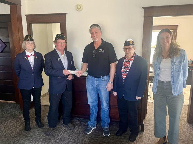 American Legion check presentation