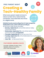 Prevention teams unite in Tech-Healthy Family events / Los equipos de Prevención se unen para organizar eventos Familiares de Tecnológicas -Saludables
