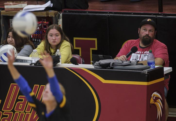 The Dalles volleyball versus Crook County