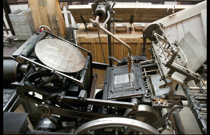 Paper, ink and presses