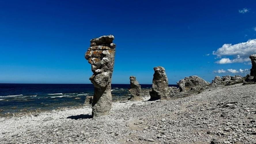 Limestone Rauks in Fårö