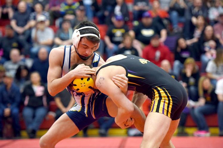 Eagles wrestling fourth at districts, sends five to state championships