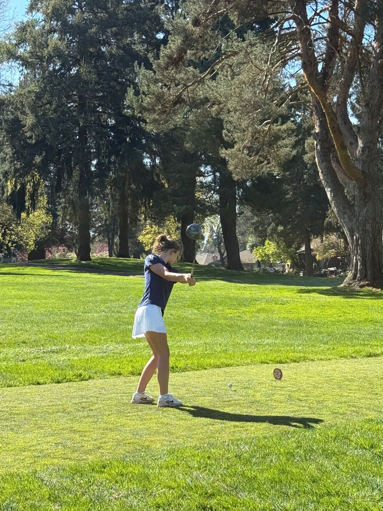 HRV golfer Kailee Klindt on the course earlier this year.