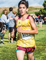 Gorge distance runners increase workout pace anticipating first meets