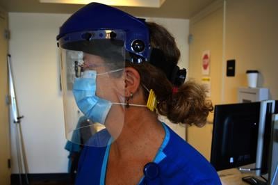 PPE, hrvhs, Jill Martin RN.JPG