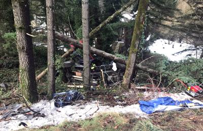 ‘Violent’ CL crash sends three to hospital