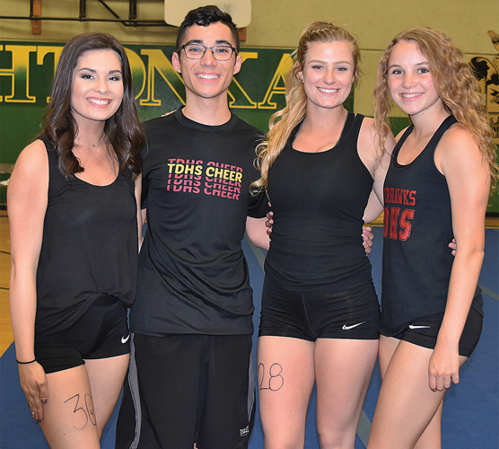 TD cheer has goals of taking that next step