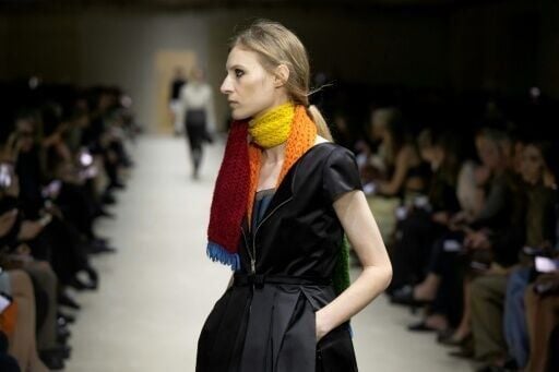 The contents of the Prada show at Milan Fashion Week became increasingly distressed as the catwalk continued