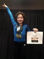 HR gymnast Jacy Johnston receives award of distinction for vault