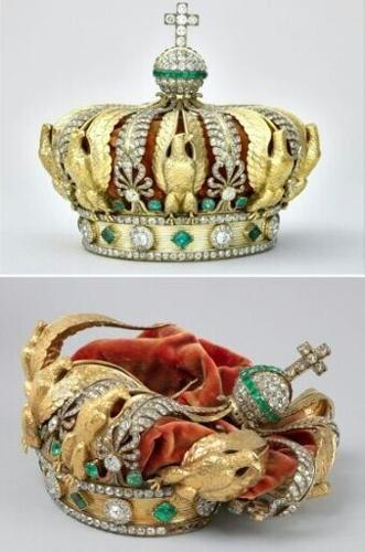 The Louvre says the crown can be fully restored