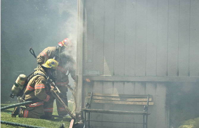Fire damages home on West 7th, east of Snipes