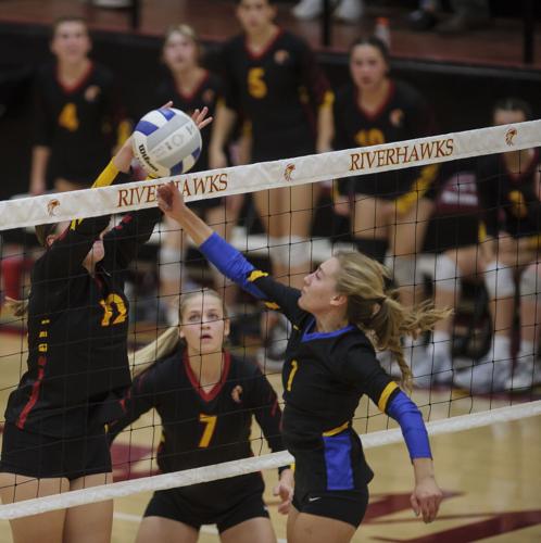 The Dalles volleyball versus Crook County
