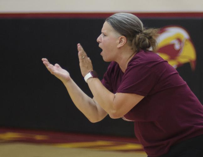 The Dalles volleyball versus Pendleton