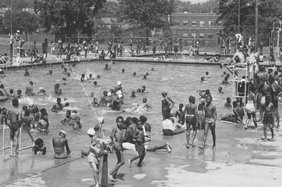 Many public pools were segregated until the Civil Rights Act of 1964.